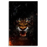 Angry Tiger Portrait | Wall Art